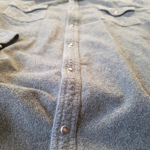 Men's XXL Dakota Grizzly 100% Cotton Flannel Deep Sage Green Button-Up Shirt - Picture 10 of 12